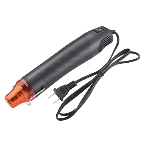 Mini Heat Gun 300W Portable Handheld Heat Gun Dual-Temperature Hot Air Gun for Removing Epoxy Cup Painting Resin Air Bubbles, Drying Crafts & Shrink Wrap Paint