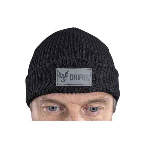 DRIFIRE FR Winter Beanie, Flame Resistant Knit Cold Weather Hat, Black