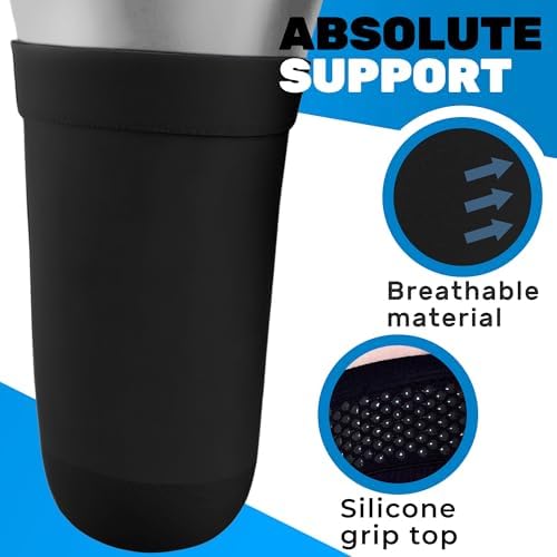 ABSOLUTE SUPPORT Above Knee Amputee Compression Socks Prosthetic Stump Shrinker, Post-Amputation 20-30 mmHg, A520