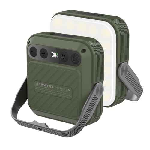 20000mAh Rechargeable LED Camping Lantern - 1600LM, QC3.0 22.5W, 4 - Color Switch, IPX5 Waterproof - Perfect for Camping, Hiking & Emergency Situations(Green)