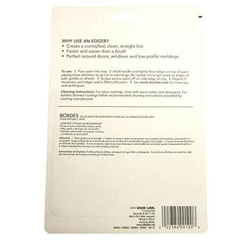 Shur-Line 2000863 00100 Paint Edger with 2 Guide Wheels, Red