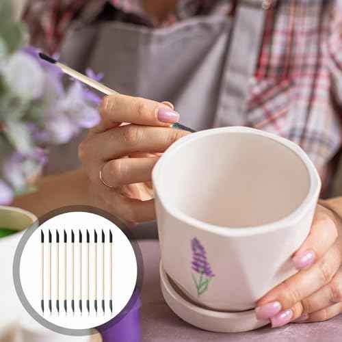 30 PCS Sanding Sticks, Double Matchsticks Sanding Sticks for Tight Spaces Wood, 150/280 Grit Fine Detailing Polishing Sticks Sanding Twigs for Plastic Models Wood Hobby Stuffers, 5.4 x 0.2 Inch