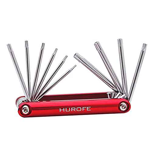 Chrome Vanadium Steel Wrench Set, 10-Piece, Includes Sizes T-6 to T-30