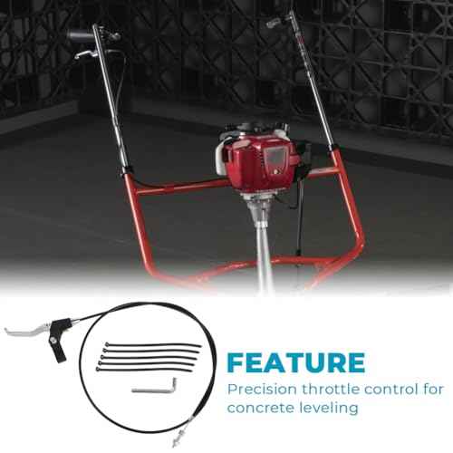 For Concrete Wet Screed Throttle Cable Assy Kit Throttle Control Lever Magic Screed Throttle Cable Handle - for HD7070