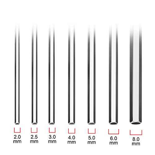 WISEUP 5mm t handle allen wrench set Metric,CR-V heavy duty hex key set with long arm