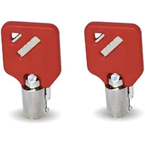 Compatible With Husky Milwaukee & Steel Glide R11 Tool Box Tool Chest Replacement lock keys, 2 (R11) Key, Compatible With Husky Milwaukee & Steel Glide Toolboxes Red (R11)