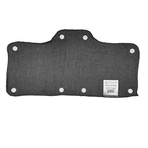 Dark Gray Sweatband for Hardhat Washable Velvet Terry Cotton Hard Hat Liner NAEE snap on (9pcs)