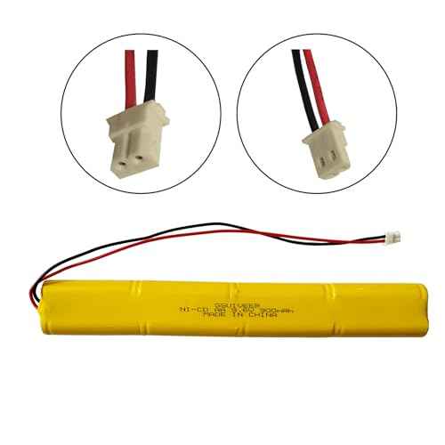 9.6V 900mAh Exit Sign Emergency Light Battery Compatible with BBAT0043A BAT9.6V700 BBAT0044A BAA-96 Unitech ELB-B003 ELBB003 Lithonia ELB-B004 ELBB004 OSI OSA228 DANTONA CUSTOM-306-U (4 Pack)