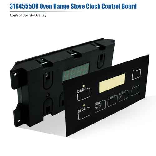 Upgrade 316455500 Stove Clock Control Board - 7 Button Board Replacement for Frigidaire & Electrolux Oven Range