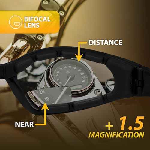 Global Vision Eyewear Hercules Anti-fog Safety Glasses with EVA Foam 2 Pair 1.5 Bifocal (1 Clear, 1 Smoke)