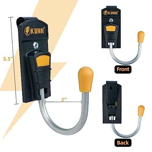 KUNN Tool Holster - Tool Belt Hook Cordless Drill Holder Single,Strong Clip,Tool Belt Accessories
