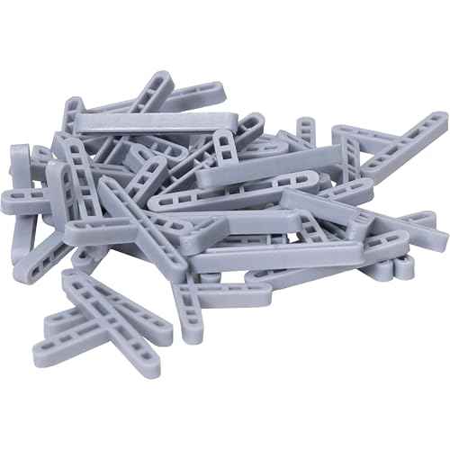 BARWALT Precision Leave-in-Tile Spacers, 1/8 Inch, 1000 Pack, Tile Leveling, 3TTS