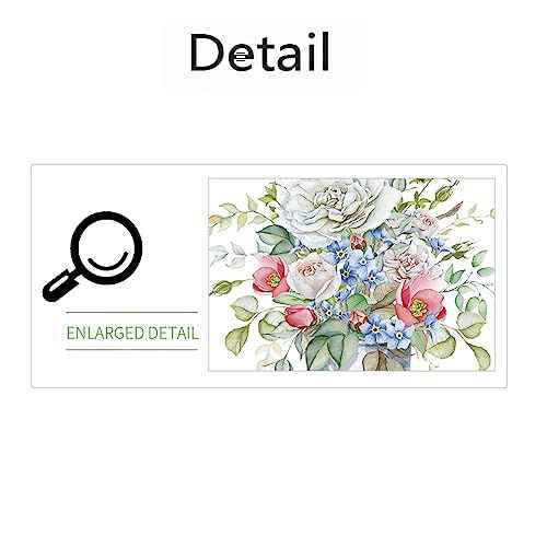 Wall Decals, Butterfly and Flower Pots Pattern, Floral Theme Stickers