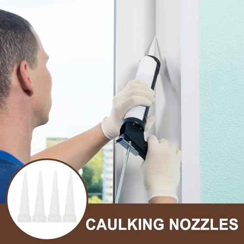 4pcs Snip Tip Applicator Tips Adhesive Tube Tips Cap Rubber Applicator Spray Nozzle Caulk Cap Replacement Caulking Finishing Tools for Household Painting Supplies