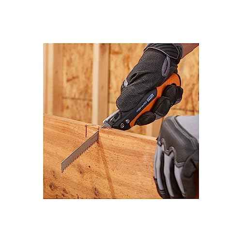 Fiskars Pro POWER TOOTH Compact Utility Hand Saw (6 in blade.)