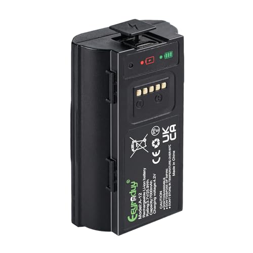 A12 Replacement Arlo Essential Wire-Free Video Doorbell VMA2400 Battery Compatible with Arlo Doorbell AVD2001 AVD2001B Rechargeable Back-Up Battery 7000 mAh