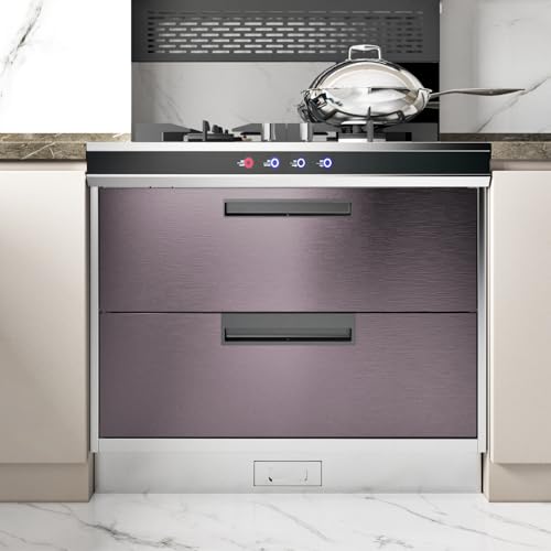 Wallercity Gradient Purple Stainless Steel Contact Paper for Kitchen Backsplash Waterproof Fridge Vinyl Wraps Metal Brushed Wallpaper for Dishwasher Metallic Wall Paper for Appliances 15.8''x78.7''