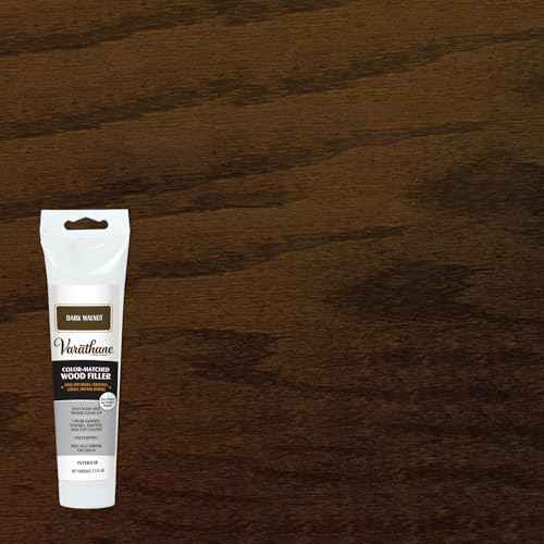Varathane 215214 Sandable Wood Filler, 3.5 oz, Dark Walnut