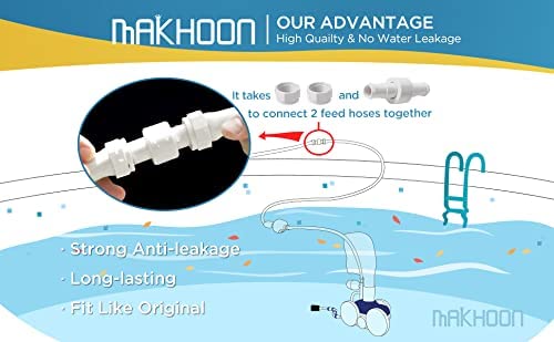 MAKHOON [Upgraded] Pool Cleaner Feed Hose Replacement for Zodiac Polaris 280 380 180 3900 Pool Cleaner Feed Hose G5(Not Compatible with Polaris 360)