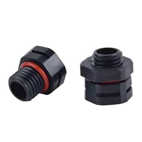 2-Pack IP68 Industrial Breather Vent - M12x1.5 Pressure Equalization Valve, Dual-Port Moisture Control for Electrical Cabinets Enclosures