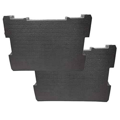 2PCS DWST88801 tool Organizer TStak packout Foam Insert for DEWALT Tool BOX DWST17808, DWST17807, DWST17805