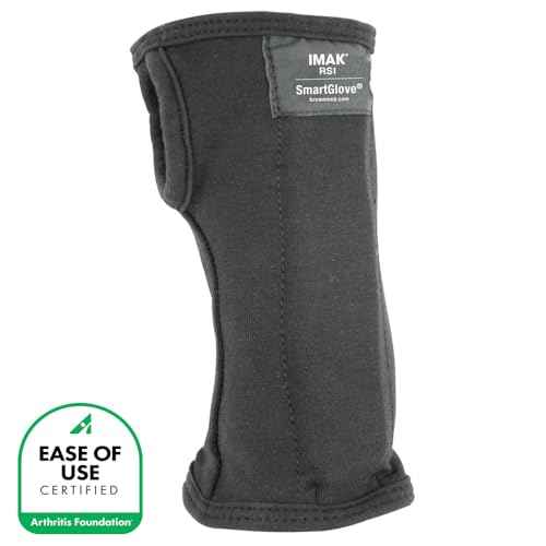 IMAK IMAA20125 Smart Glove with Compression Therapy for Wrist Support, Small