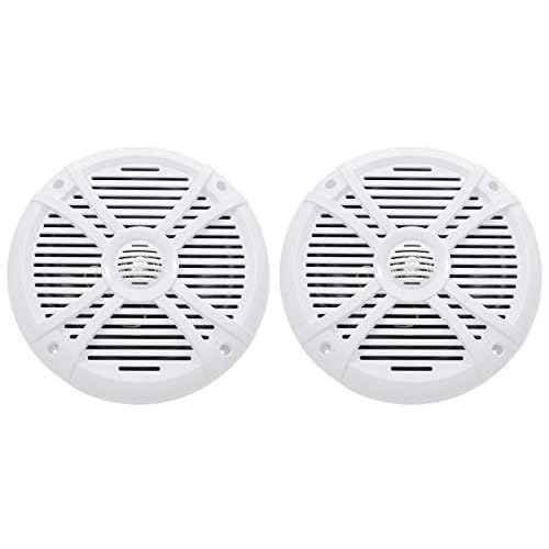 Rockville Pair RMSTS80W 1000W 8" Marine Boat Speakers, 4 Ohm, Waterproof, UV-Resistant, PEI Dome Tweeter for Boats and Outdoor Use