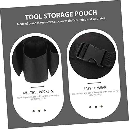 VALICLUD Tool Belt Cleaning Bottle Belt Tool Fanny Pack for Cleaning Work Tool Bags and Spray Bottle