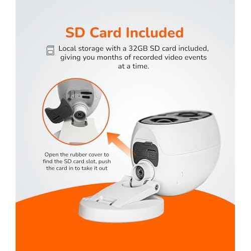 Sensforge 2.5K Indoor Outdoor Battery Camera with Smart AI Detection, Spotlight & Color Night Vision, Magnetic Mount, Dual-Band WiFi (2.4/5GHz), 32GB SD Card, Waterproof, No Monthly Fees