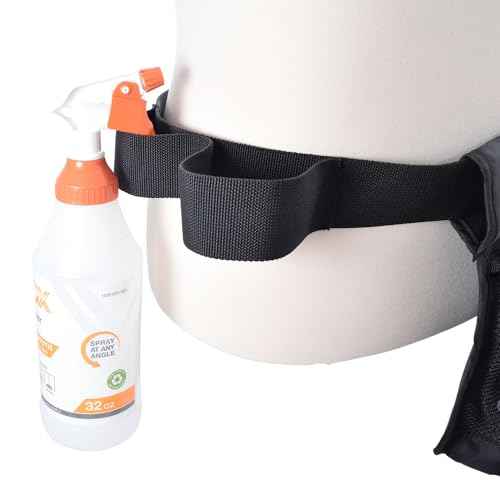 Cleaning Tool Belt with 1 Large Tool Pouch for Pro Cleaners and Window Washers