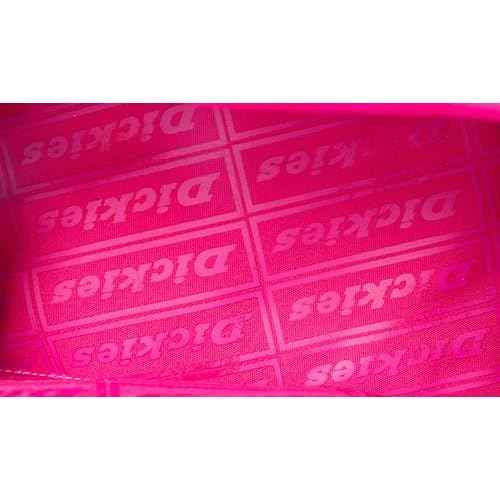Dickies 12-Inch Durable Canvas Work Bag for Painters, Carpenters, and Builders, Heavy-Duty Zipper, Reinforced Handles, Pink (57148)
