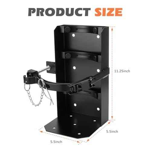 SPARKWHIZ Fire Extinguisher Mount for 10lb dry/5lb CO2 Extinguisher, Fire Extinguisher Mounting Bracket for Vehicle, Boat, Home, Garage