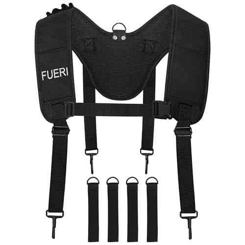 FUERI Tool Belt Suspender for Men Adjustable Heavy Duty Construction Carpenter Electrician