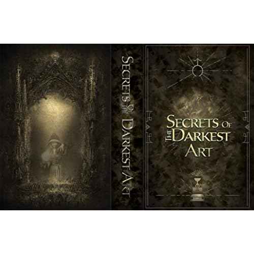 Fake Book Box - Small Safe Box with Combination Lock - Hidden Safe in Plain Sight - Diversion Safes - Secret Safes (Darkest Art) (Large)