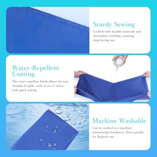 Tubular Slide Sheet for Patient Transfer, Sliding Sheet to Assist Moving Elderly, Draw Sheet for Cars, Vehicles, Wheelchairs and Bed Transfers for Turning, Repositioning, Sliding, Blue, 1Psc, 54"x30"