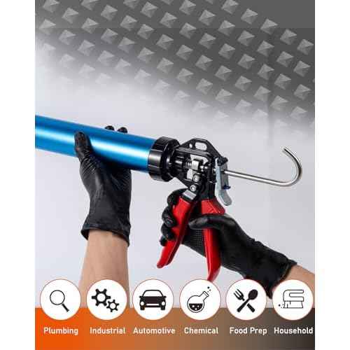 10 Mil Nitrile Gloves Disposable Heavy Duty Rubber Chemical Resistance Gloves for Mechanic