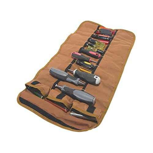 Carhartt Unisex 18-Pocket Utility Tool Roll Brown One Size