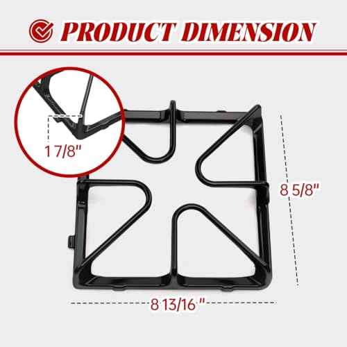 WB31K10034 Cast Iron Rack Grate Replacement Parts For GE Burner Grate Stove Parts General Electric Gas Range Parts Stove Surface Top Grate