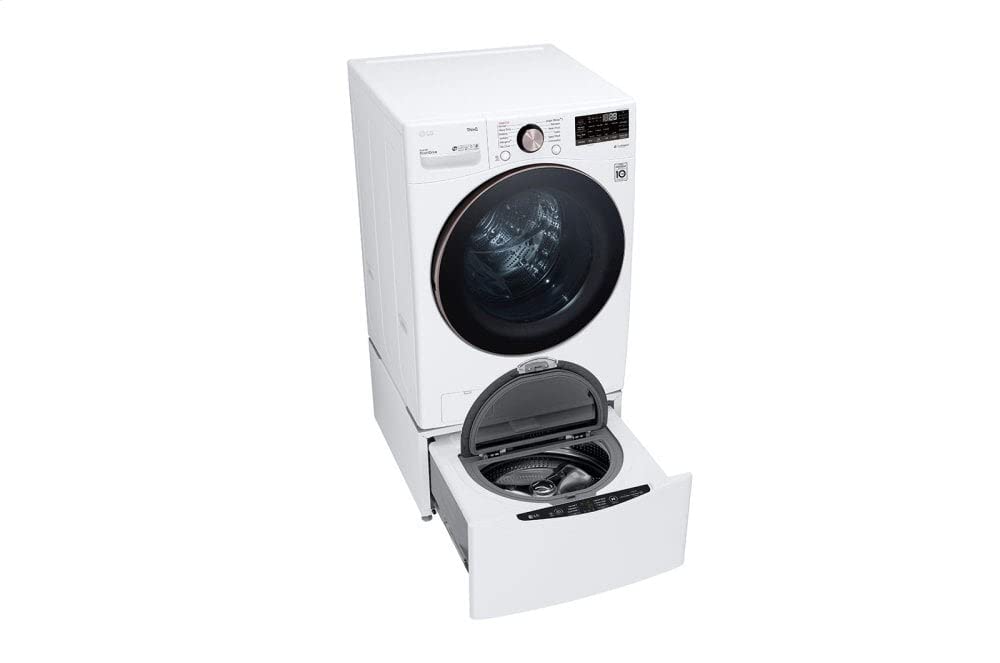 LG 4.5 Cu. Ft. Ultra Large Capacity Front Load Washer, Smart Wi-Fi Enabled, TurboWash 360° Technology, Built-In Intelligence, White