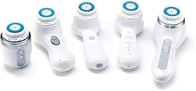 Brush Head Replacements Compatible with Clarisonic Mia 1, Mia 2, Mia Fit, Alpha Fit, Smart Profile Uplift and Alpha Fit, Deep Pore Facial 2 Pack(Deep Pore)