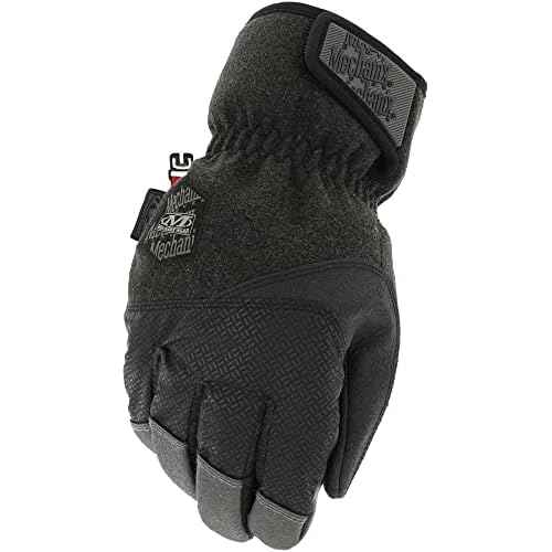 Mechanix Wear: ColdWork WindShell Winter Work Gloves, Wind Resistant, Equipped with PrimaLoft Insulation, Touch Capable Winter Gloves, For Moderate Cold Weather (Black, Large)