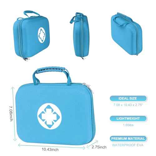 Car-Home Survival-Travel First-Aid Emergency-Kit - 299Piece Equipment Travel Supplies First Aid Set Home Essentials Camping Hiking AMORNING