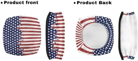 LedBack American Flag Walker Seat Backrest Covers Rollator Walker Replacement Storage Bag for Rollator Seat & Roller Bar Covers