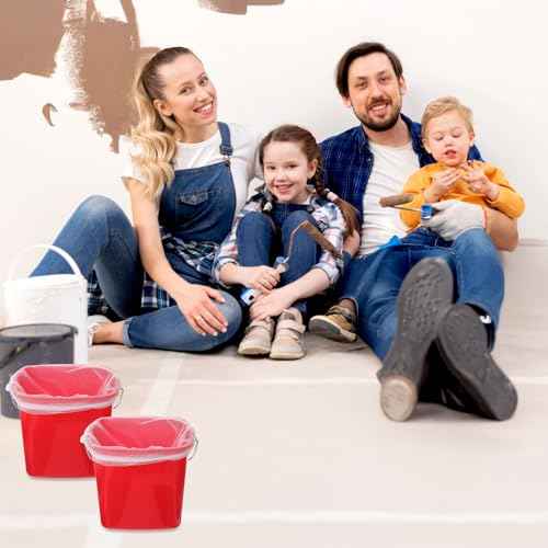 10 PCS Paint Strainer 1 Gallon, Paint Strainer Bags Regular Fine Mesh Elastic Top Bag Strainers for Paints Sprayers (White)