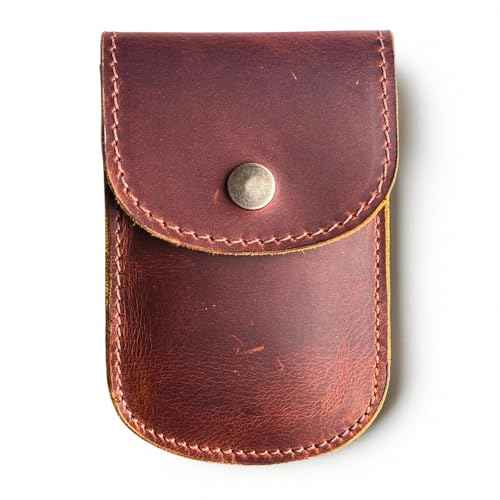 Leather Belt Holster for Men ? Full-Grain European Cowhide ? EDC Pouch for Tools, Lighter, Knife ? Rugged Handmade Sheath ? Fits Belts up to 2.5