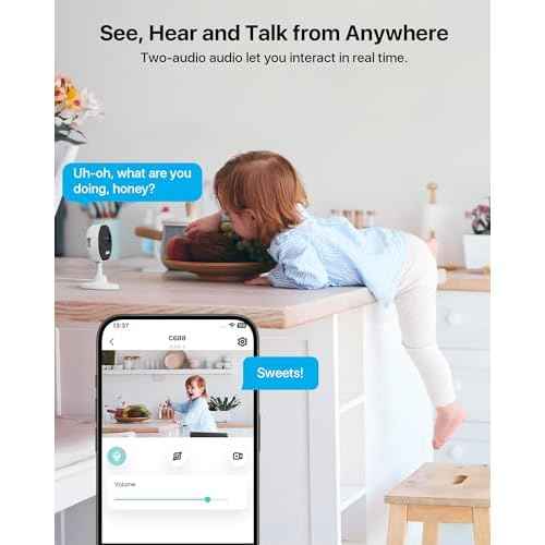 ZOSI Indoor Security Camera, 2Pack 1080P Home WiFi Camera with Phone App, Smart Motion Detection,2 Way Audio, Night Vision,C688 Baby/Pet Monitor,Memory Card/Cloud Storage,Works with Alexa,Plug-in