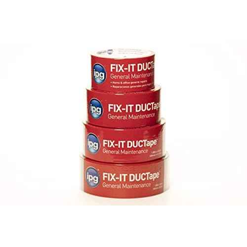 IPG Fix-It DUCTape, General Maintenance Duct Tape, 1.88" x 55 yd, Silver (Single Roll)