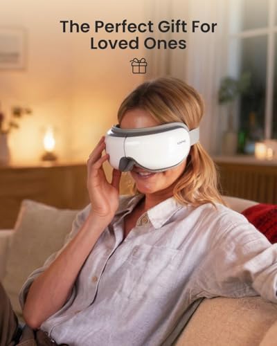 RENPHO Fathers Day Dad Gifts, Eye Massager with Heat, FSA Eligible HSA, Eye Mask for Migraine Relief, Birthday Gift for Men Women Mom Husband, Sleep Mask for Reduce Strain and Dry Eyes, Eyeris 1