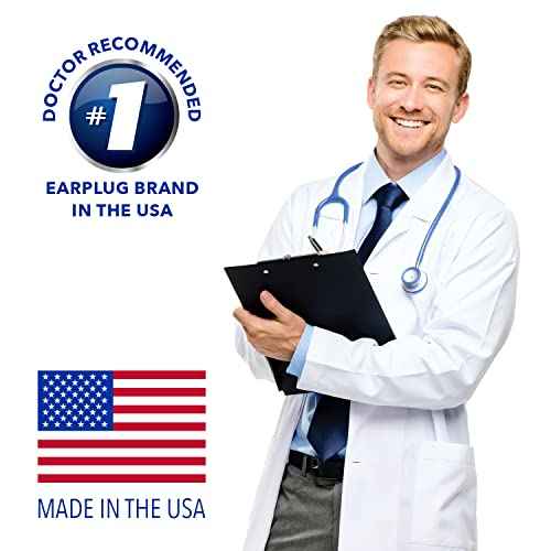 Mack's Slim Fit Soft Foam Earplugs, 100 Pair - Individually Wrapped - Small Ear Plugs for Sleeping, Snoring, Traveling, Concerts, Shooting Sports and Power Tools | Made in USA
