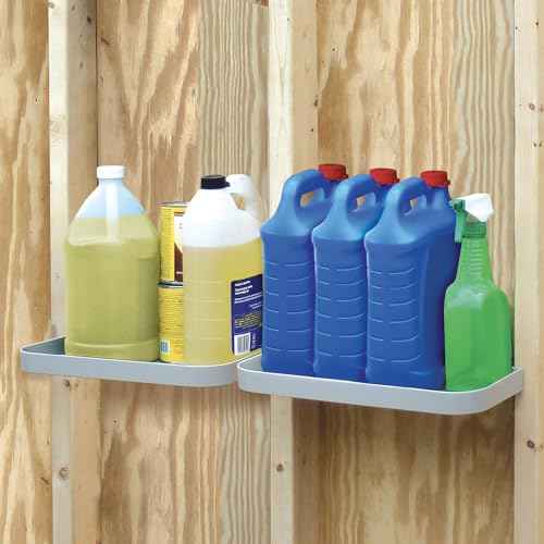 VersaCaddy Between Stud Shelving | for Garage, Home | Open Wall Shelf That Fits Between Studs | Package of Two Large Shelves
